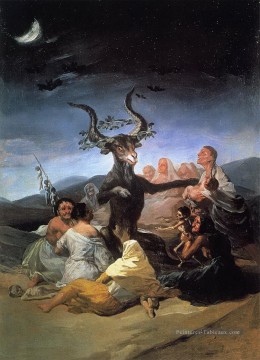  Bath Tableaux - francisco goya sorcières sabbat 1789